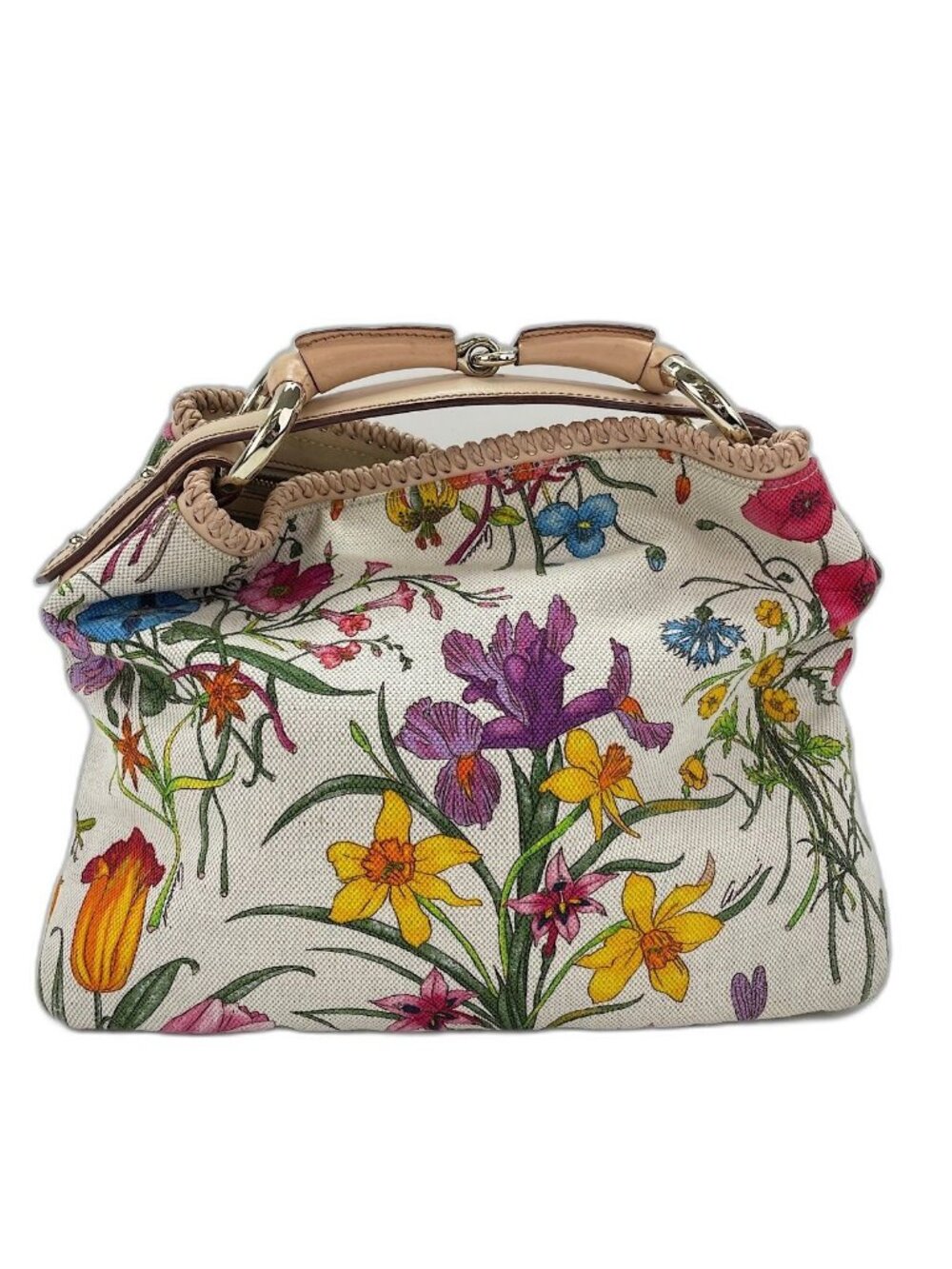 Gucci Handbag Canvas Floral - Picture 2 of 10